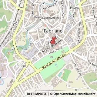 Mappa Via Vincenzo Gioberti, 64, 60044 Fabriano, Ancona (Marche)