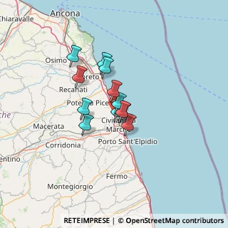 Mappa Via A. Barbarigo, 62012 Civitanova Marche MC, Italia (8.50917)