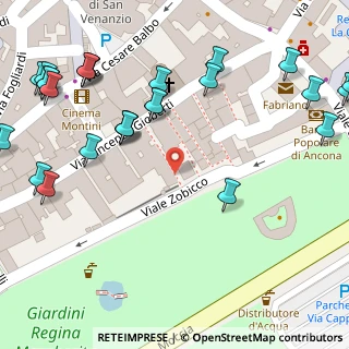 Mappa Viale Giambattista Zobicco, 60044 Fabriano AN, Italia (0.07692)