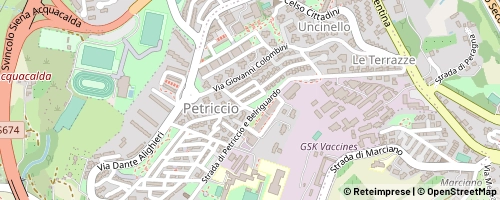 Mappa Siena