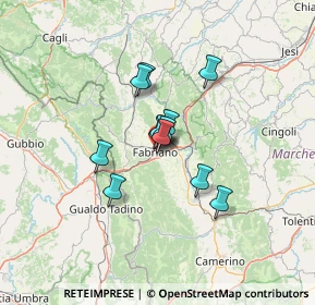 Mappa Via Don David Berrettini, 60044 Fabriano AN, Italia (8.56917)