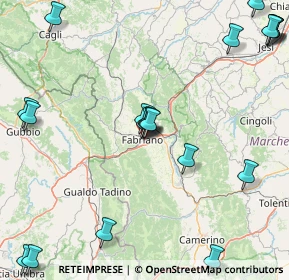 Mappa Via Don David Berrettini, 60044 Fabriano AN, Italia (23.2345)