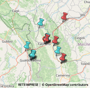 Mappa Via Don David Berrettini, 60044 Fabriano AN, Italia (10.69684)