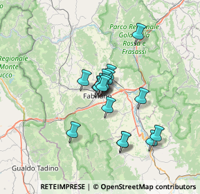 Mappa Via Don David Berrettini, 60044 Fabriano AN, Italia (4.79941)