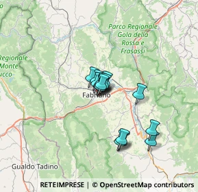 Mappa Via Don David Berrettini, 60044 Fabriano AN, Italia (4.258)