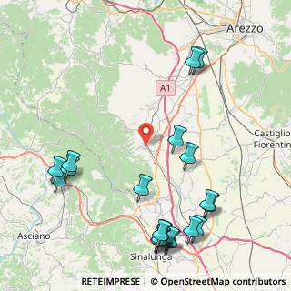 Mappa Via della Stazione, 52048 Monte San Savino AR, Italia (11.257)