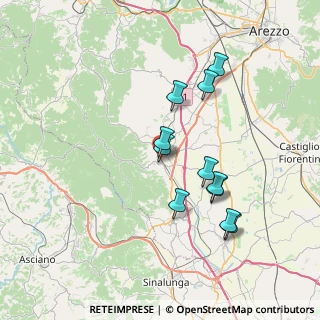 Mappa Via della Stazione, 52048 Monte San Savino AR, Italia (6.83273)