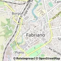 Mapa Fabriano