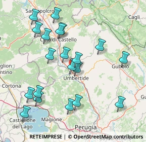 Mappa Zona Industriale Santa Maria di Sette, 06019 Umbertide PG, Italia (17.0485)