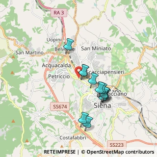 Mappa Via Palestro, 53100 Siena SI, Italia (1.61917)