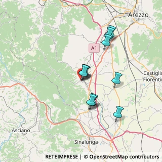 Mappa Via della Pace, 52048 Monte San Savino AR, Italia (6.24364)