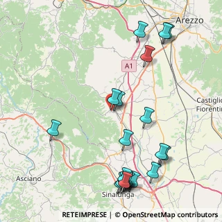 Mappa Via della Pace, 52048 Monte San Savino AR, Italia (10.6895)