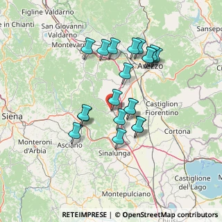 Mappa Via della Pace, 52048 Monte San Savino AR, Italia (13.033)