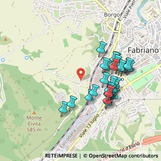 Mappa Via 13 Martiri di Kindu, 60044 Fabriano AN, Italia (0.47143)