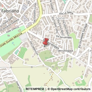 Mappa Via Serraloggia, 45/A, 60044 Fabriano, Ancona (Marche)