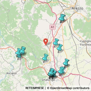 Mappa Piazza Francesco Gamurrini, 52048 Monte San Savino AR, Italia (11.149)