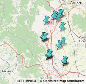Mappa Corso Sangallo, 52048 Monte San Savino AR, Italia (7.182)