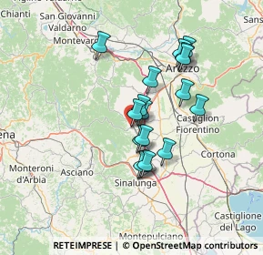 Mappa Piazza del Legname, 52048 Monte San Savino AR, Italia (11.52765)