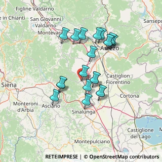 Mappa Via della Riconoscenza, 52048 Monte San Savino AR, Italia (13.012)