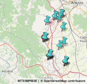 Mappa Piazza del Legname, 52048 Monte San Savino AR, Italia (7.2175)