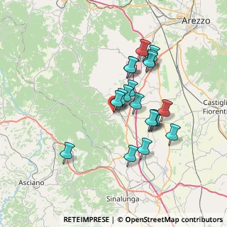 Mappa Viale A. Diaz, 52048 Monte San Savino AR, Italia (6.30789)