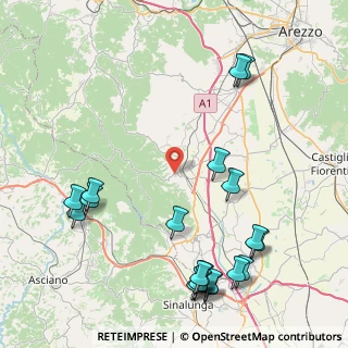Mappa Viale A. Diaz, 52048 Monte San Savino AR, Italia (11.2135)