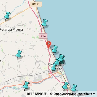 Mappa Via Quattro Marine, 62012 Civitanova Marche MC, Italia (5.40308)