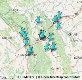 Mappa Via della Vittoria, 60044 Fabriano AN, Italia (10.02889)