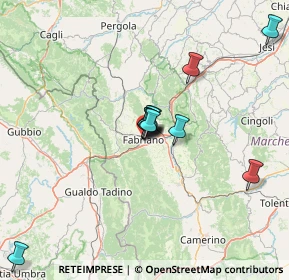Mappa Via della Vittoria, 60044 Fabriano AN, Italia (11.44545)