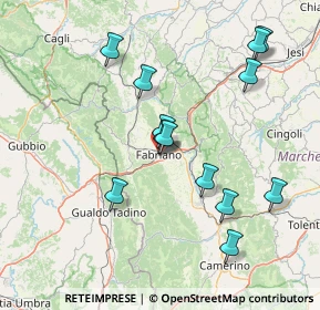 Mappa Via della Vittoria, 60044 Fabriano AN, Italia (15.70615)