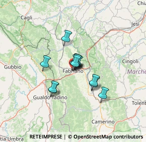 Mappa Piazza Giambattista Miliani, 60044 Fabriano AN, Italia (8.39917)