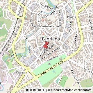 Mappa Via Cesare Balbo, 35, 60044 Fabriano, Ancona (Marche)