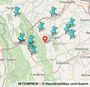Mappa San Severino Marche, 62021 Apiro MC, Italia (16.07417)