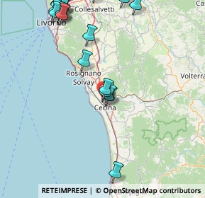 Mappa Via Pisana Livornese, 57023 Cecina LI, Italia (21.676)