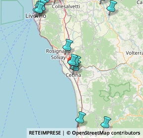 Mappa Via Pisana Livornese, 57023 Cecina LI, Italia (21.83429)