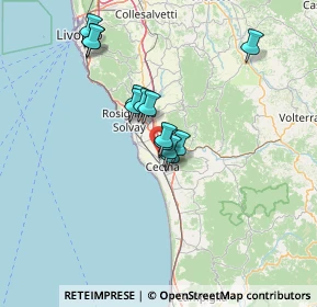 Mappa Via Pisana Livornese, 57023 Cecina LI, Italia (11.01692)