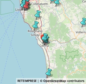 Mappa SR 206, 57023 Cecina LI, Italia (21.7285)