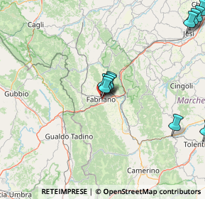 Mappa Via la Spina, 60044 Fabriano AN, Italia (21.43417)