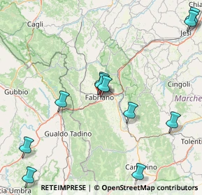 Mappa Via la Spina, 60044 Fabriano AN, Italia (20.27818)
