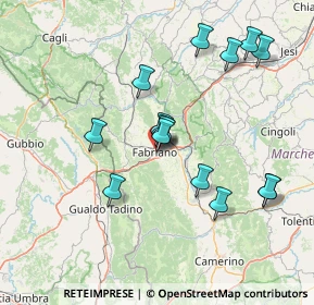 Mappa Via la Spina, 60044 Fabriano AN, Italia (14.51533)