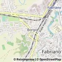 Mapa Fabriano
