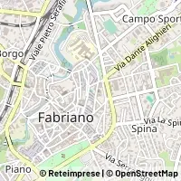 Mapa Fabriano