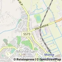 Kaart Monte San Savino