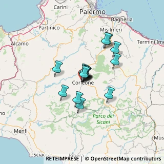 Mappa Via S. Agata, 90034 Corleone PA, Italia (9.00438)