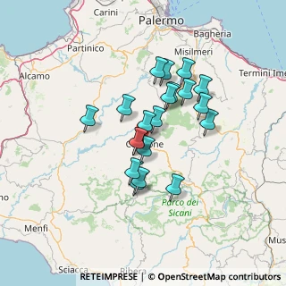 Mappa Via S. Agata, 90034 Corleone PA, Italia (11.94)