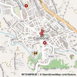 Mappa Piazza Garibaldi, 2, 90034 Corleone, Palermo (Sicilia)