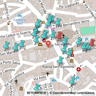 Mappa Via S. Martino, 90034 Corleone PA, Italia (0.07778)