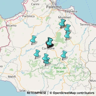 Mappa Via San Martino, 90034 Corleone PA, Italia (8.96)