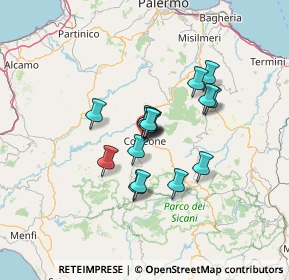 Mappa Via San Martino, 90034 Corleone PA, Italia (10.235)