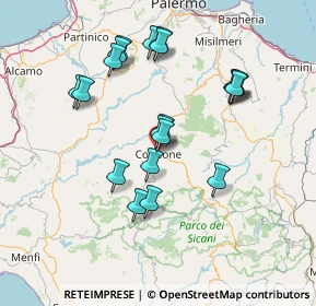 Mappa Via San Martino, 90034 Corleone PA, Italia (15.4085)